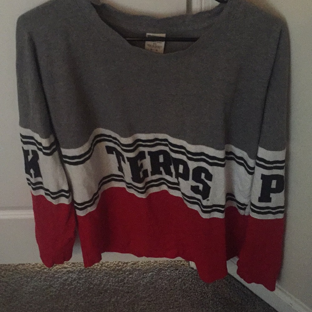 University of Maryland "Pink" Long Sleeve Tee